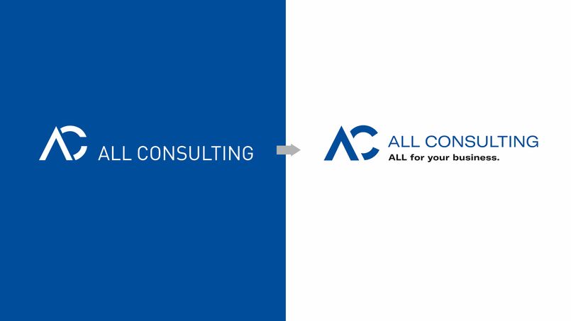 « ALL Consulting – Altes und neues Logo»
