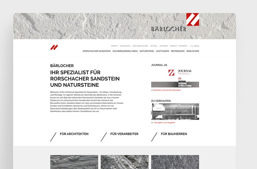 Bärlocher - Webseite