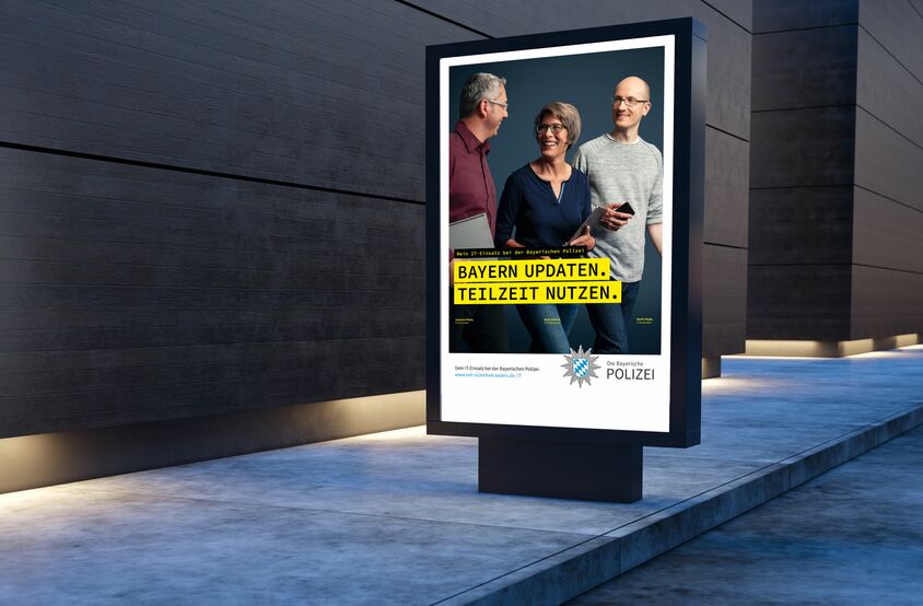 Bayrische Polizei LUK - Plakat
