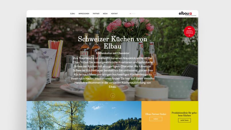 Elbau - Webseite