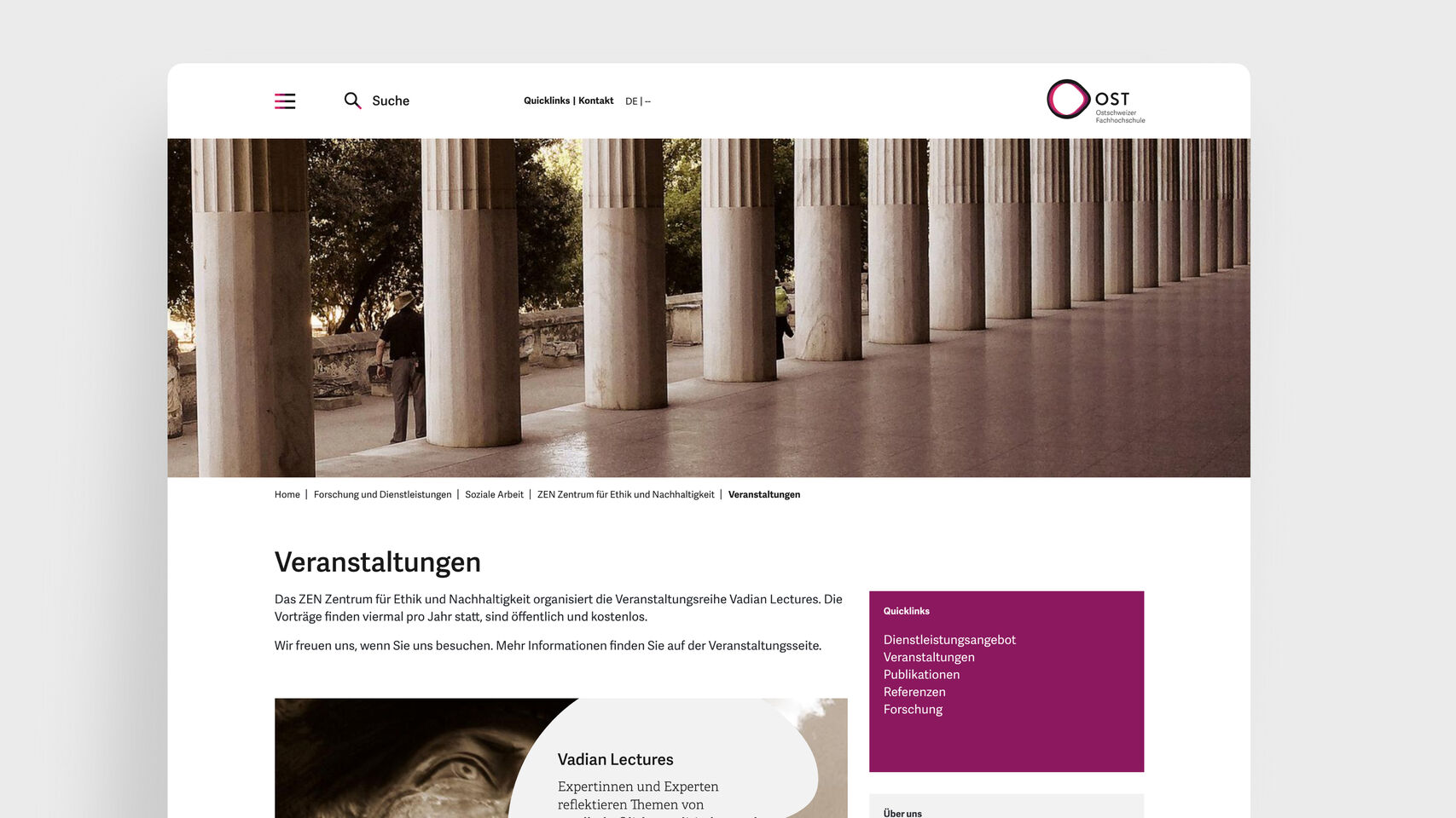 «OST – Veranstaltungen im Web»