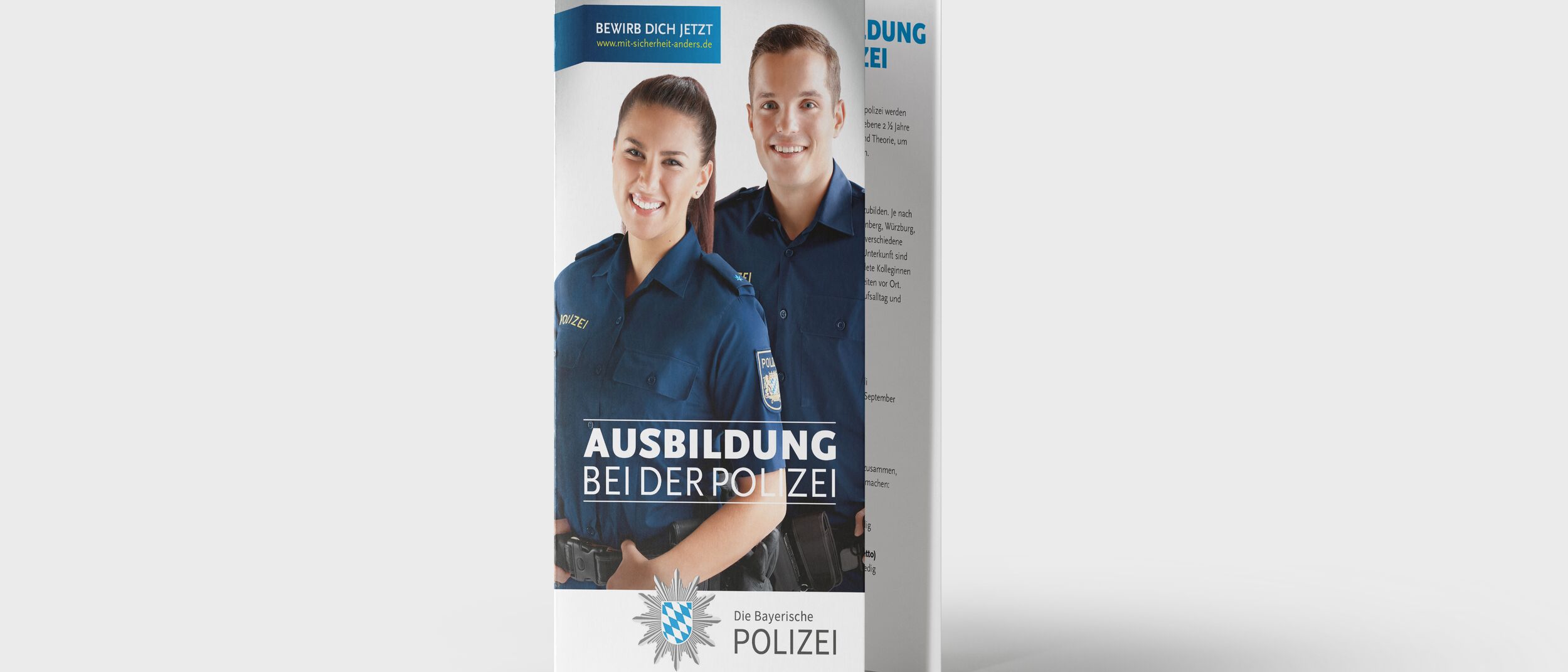 Bayrische Polizei - Flyer