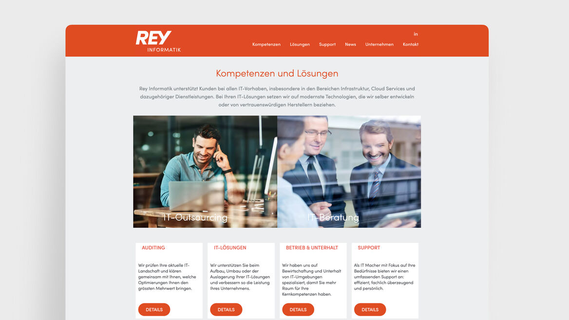 Rey - Webseite