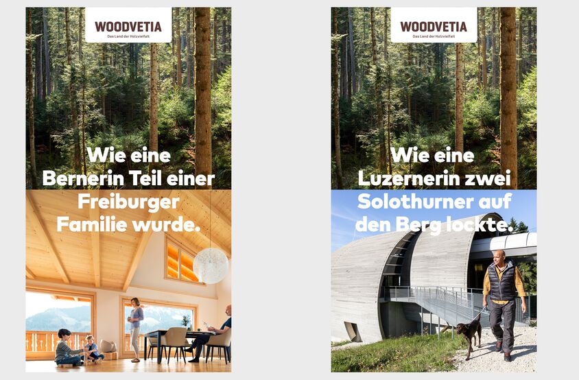 Schweizer Holz - Keyvisuals
