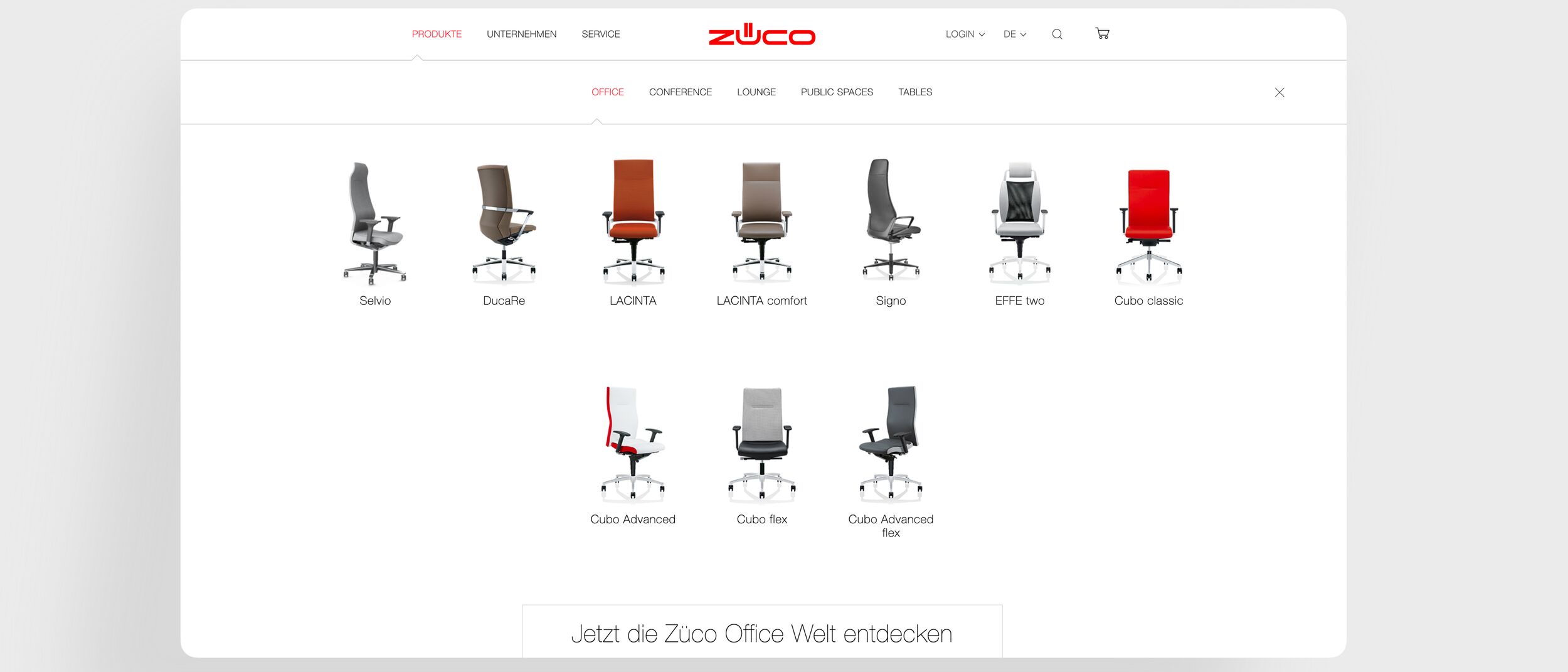 Züco - Webseite